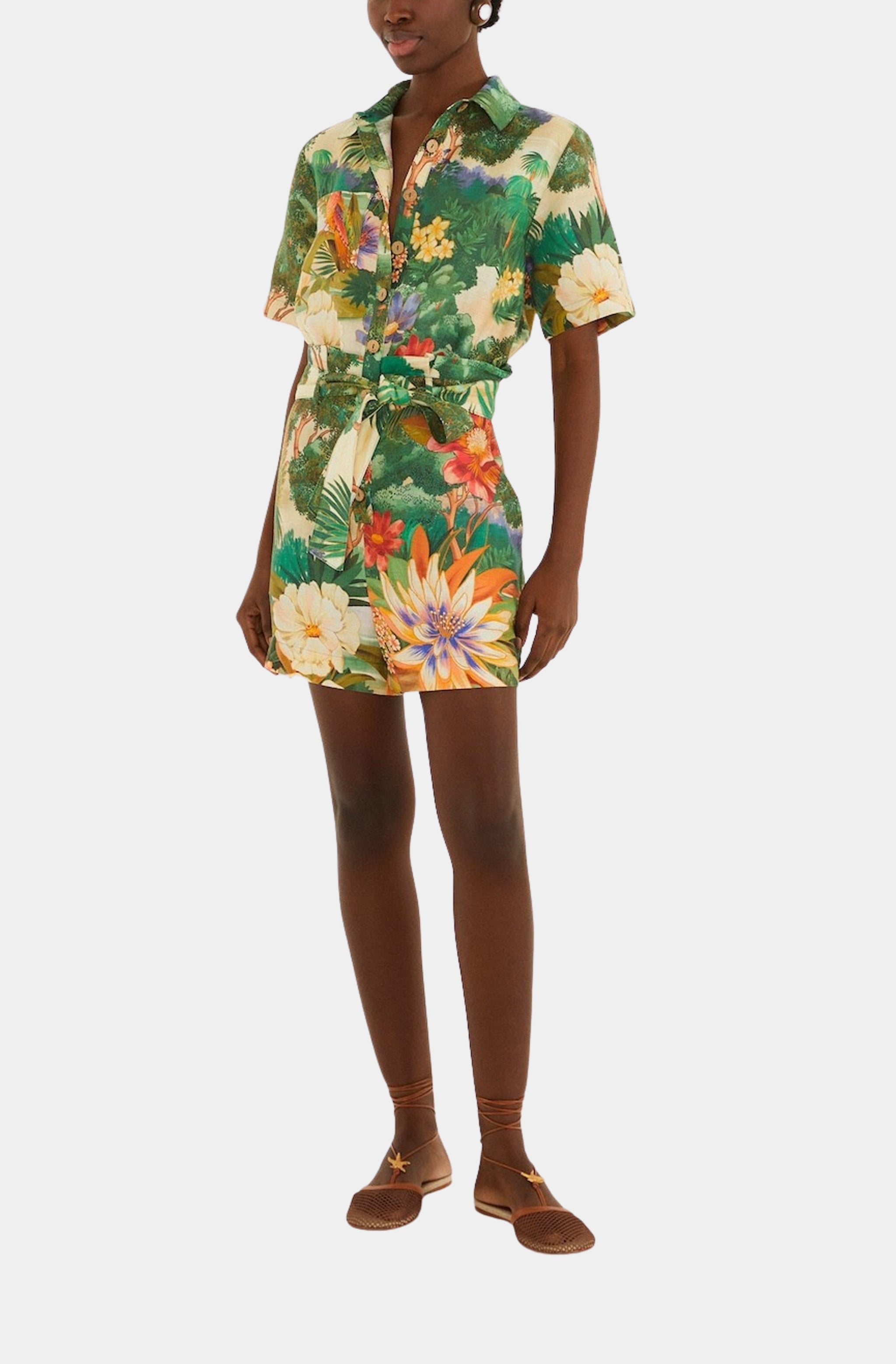 Oriental Garden Multi Color Romper – Hemline Alpharetta