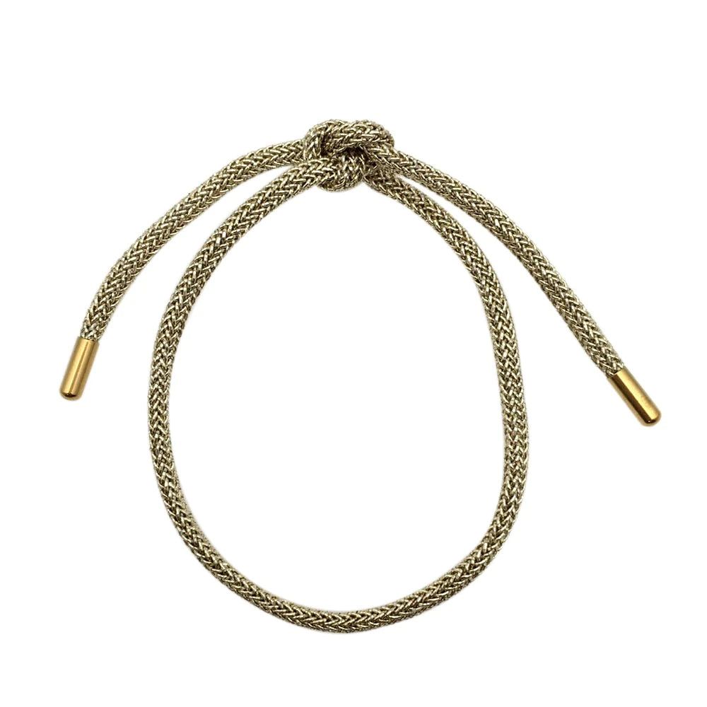 Gold Lurex Necklace Cord