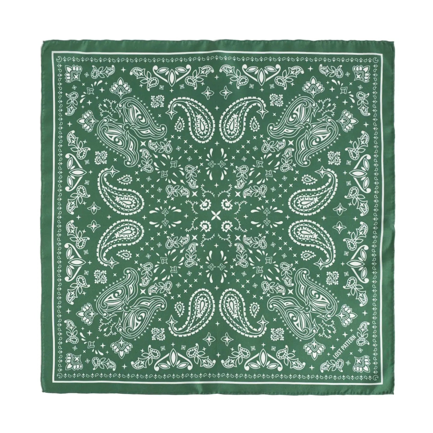 Paisley Silk Bandana Scarf