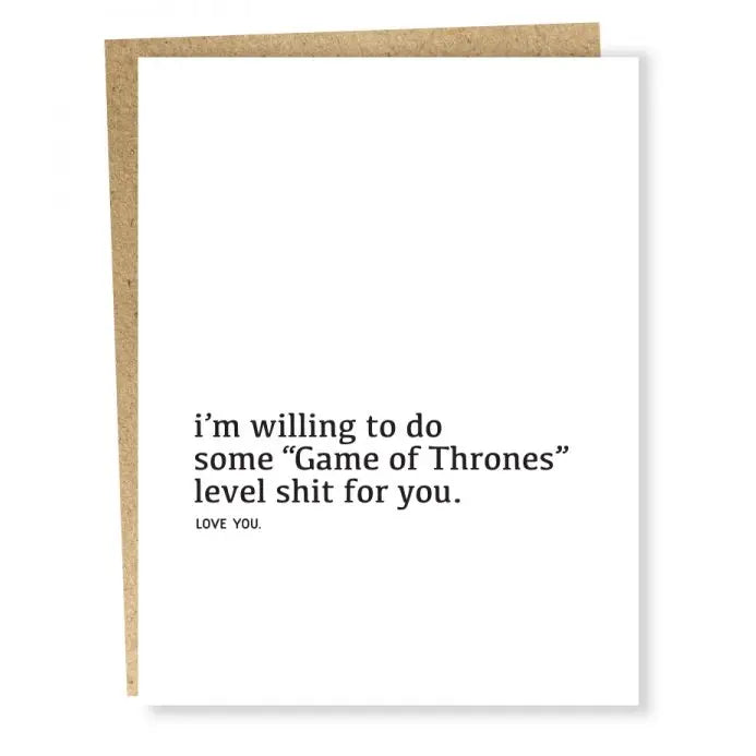 Thrones Level Card