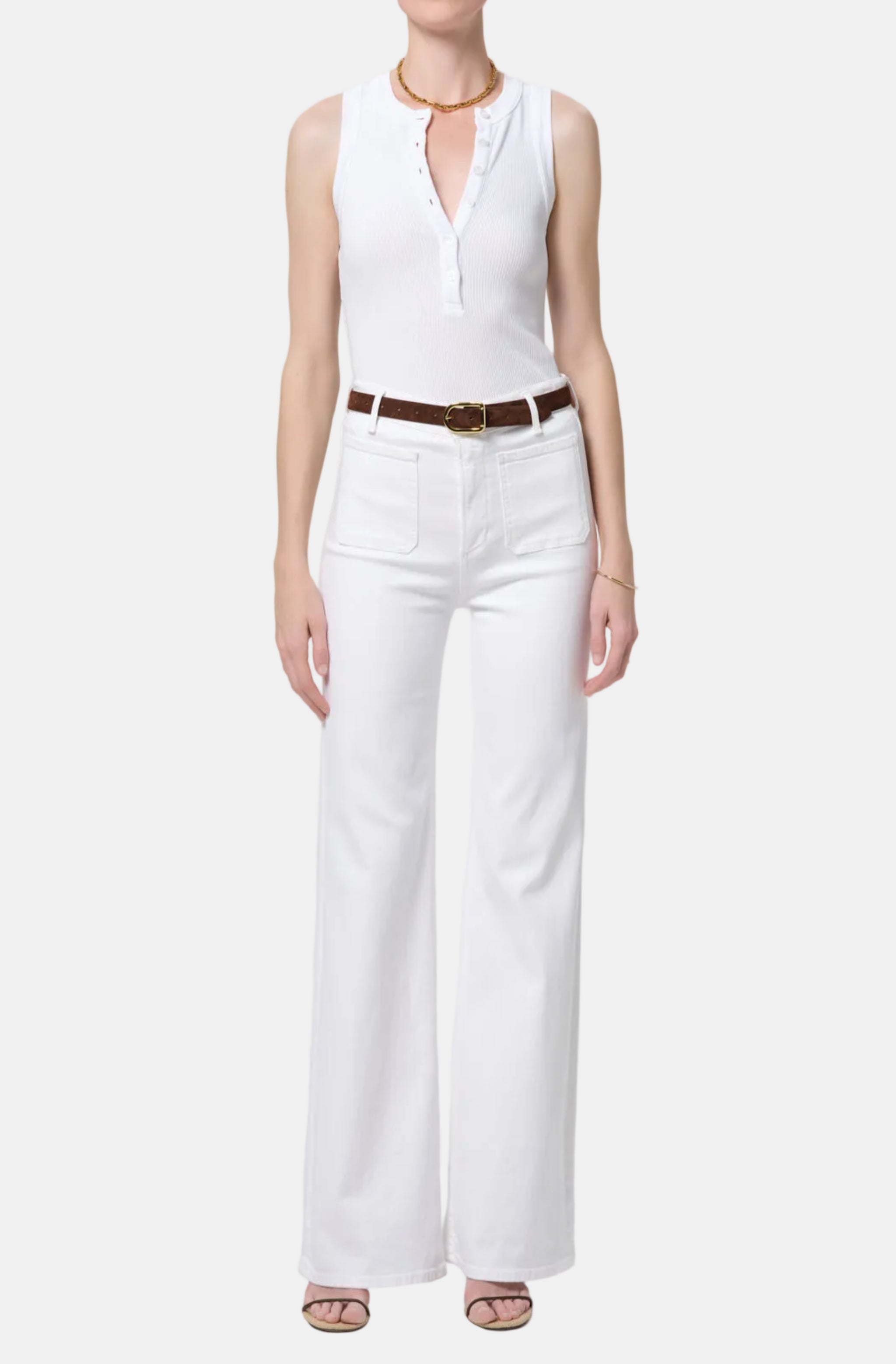 Kimberly Patch Pocket Flare