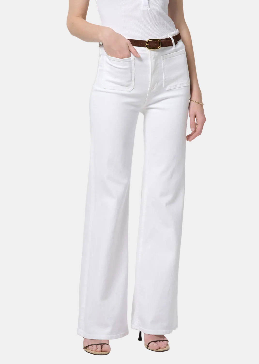 Kimberly Patch Pocket Flare