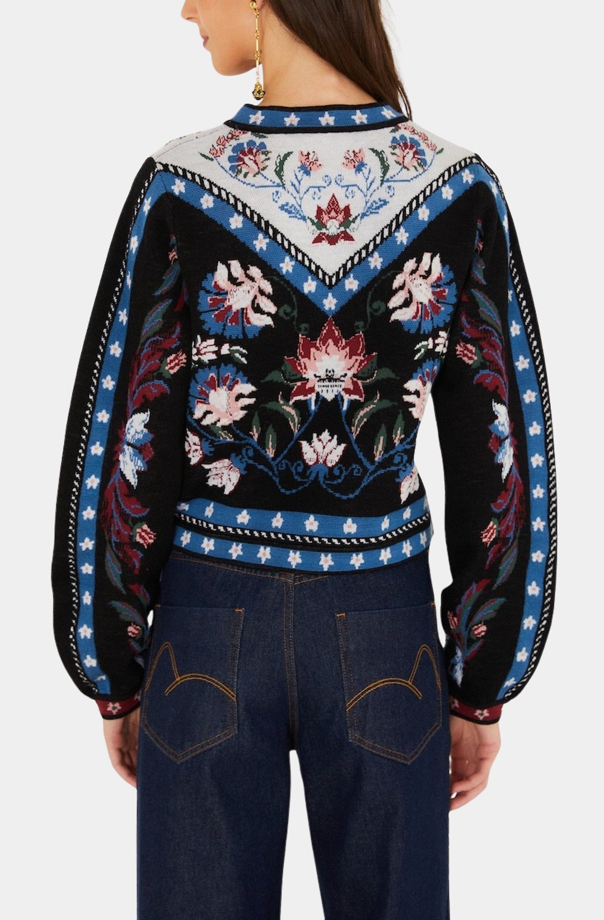 Natalia Burgundy Knit Sweater