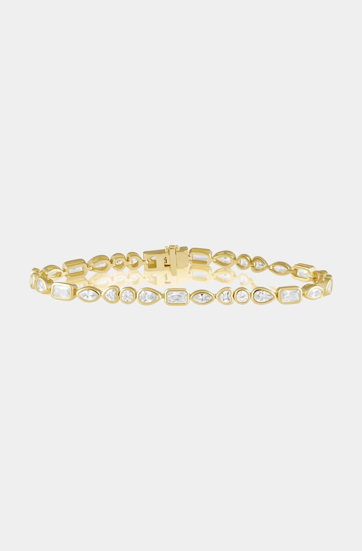 Perrine Bezel Tennis Bracelet