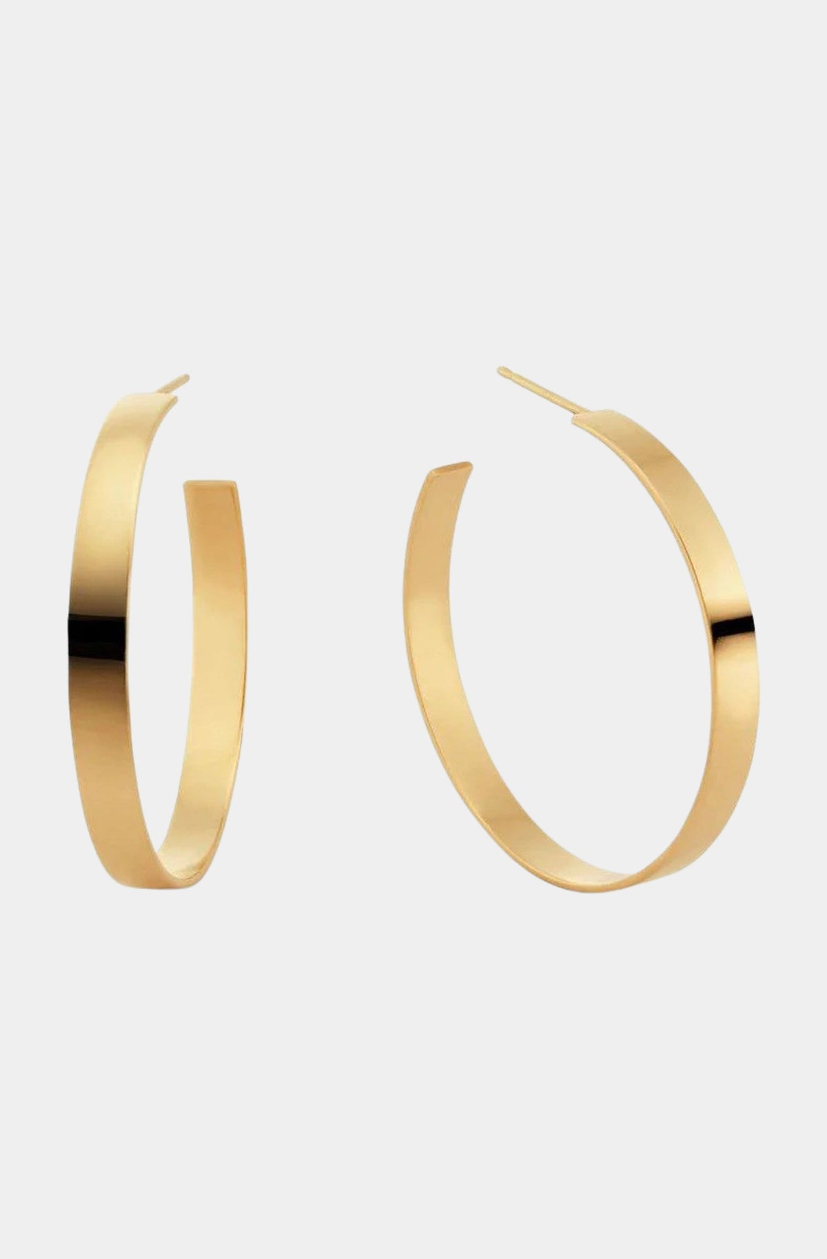 Carrie Flat Hoops