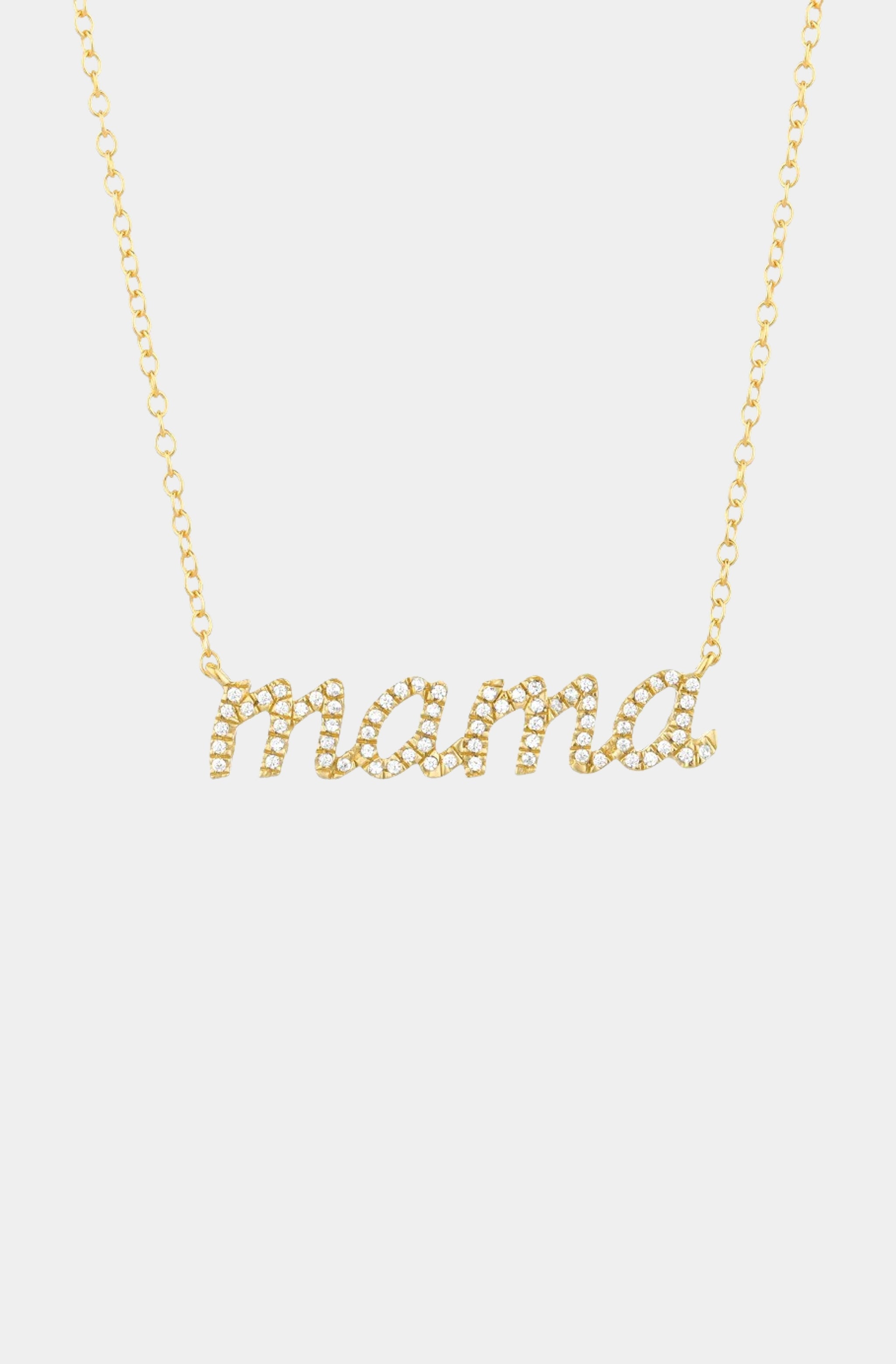 Love You Mama Pendant Necklace