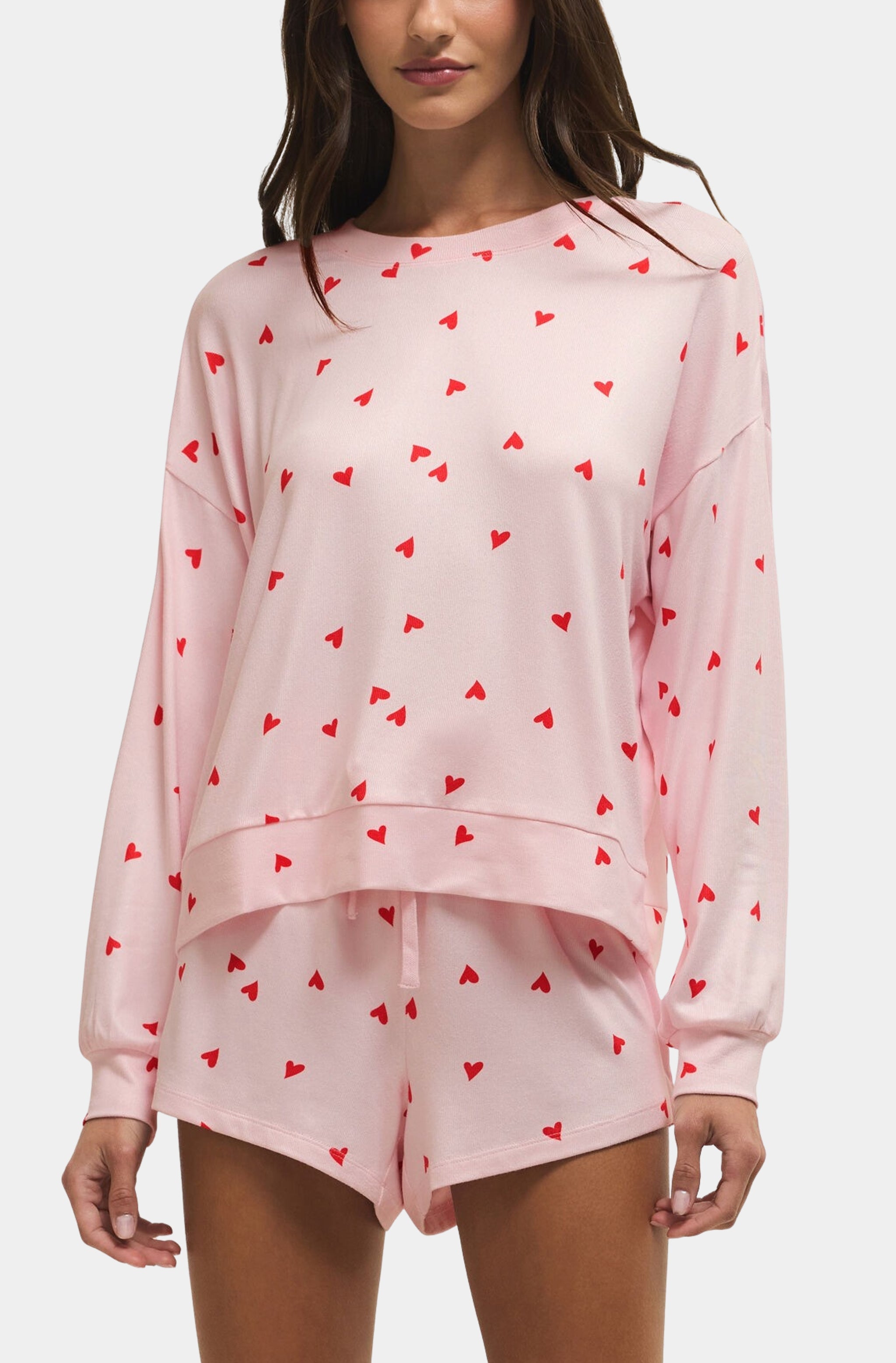 Mira Heart Long Sleeve Top – Hemline Alpharetta