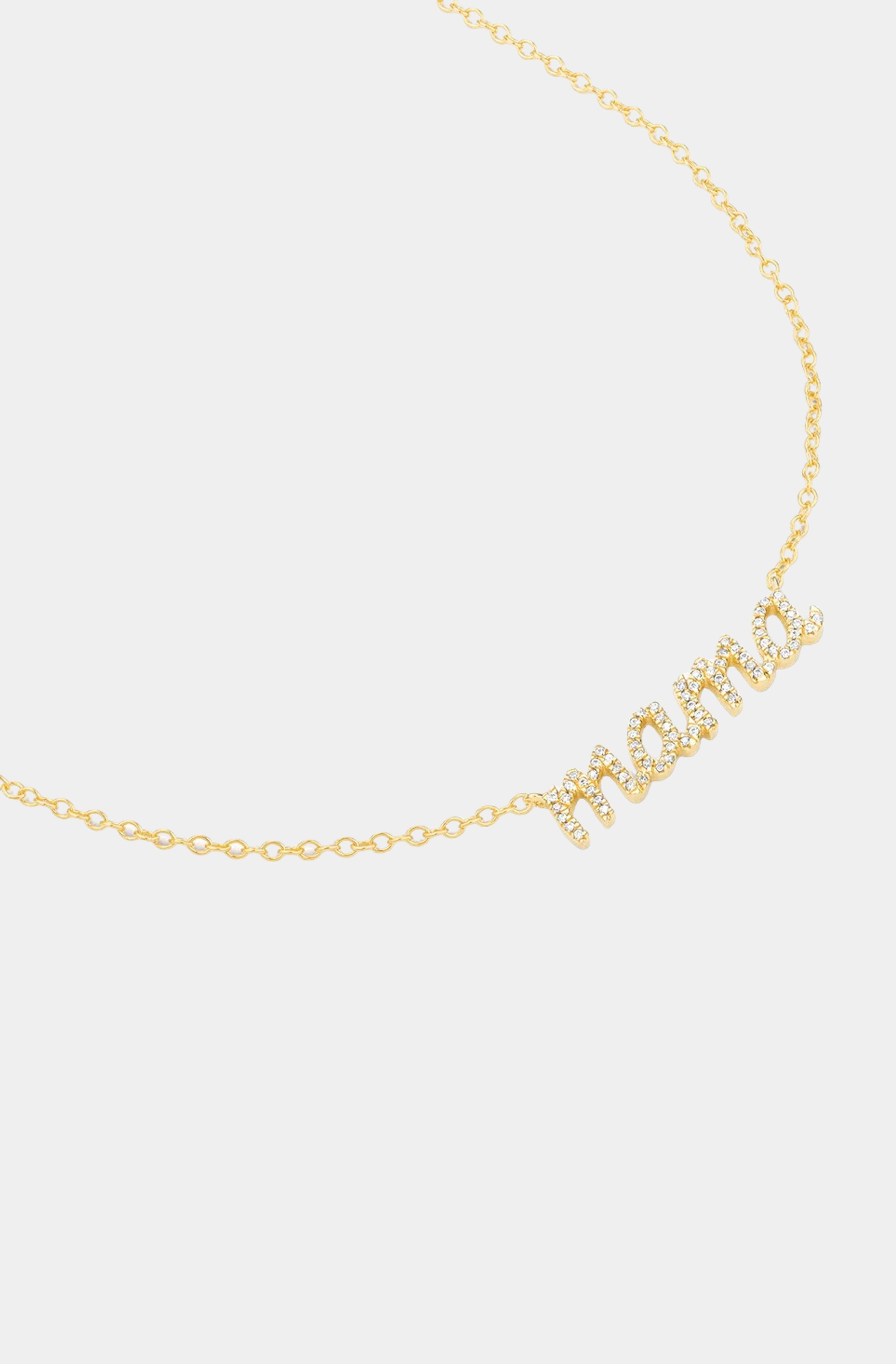 Love You Mama Pendant Necklace