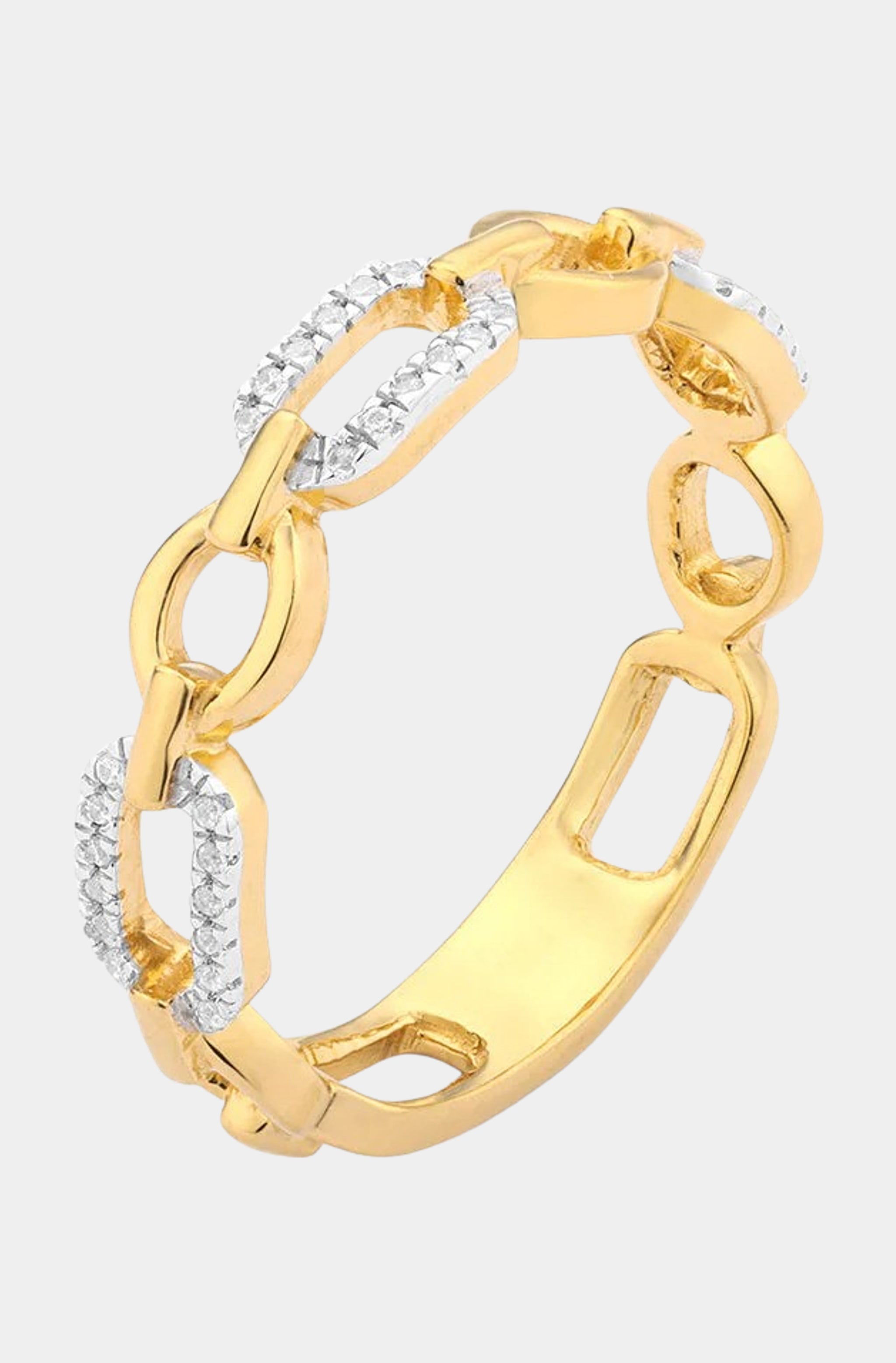 Linked Forever To You Stack Ring