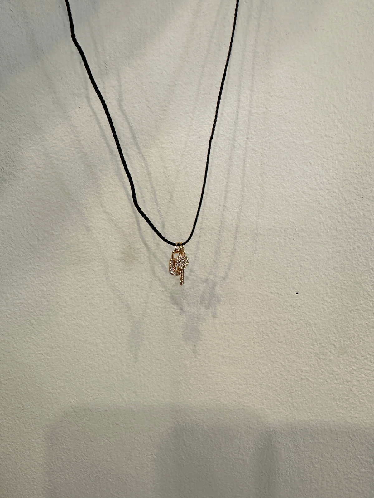 Braided Lock Key Pendant