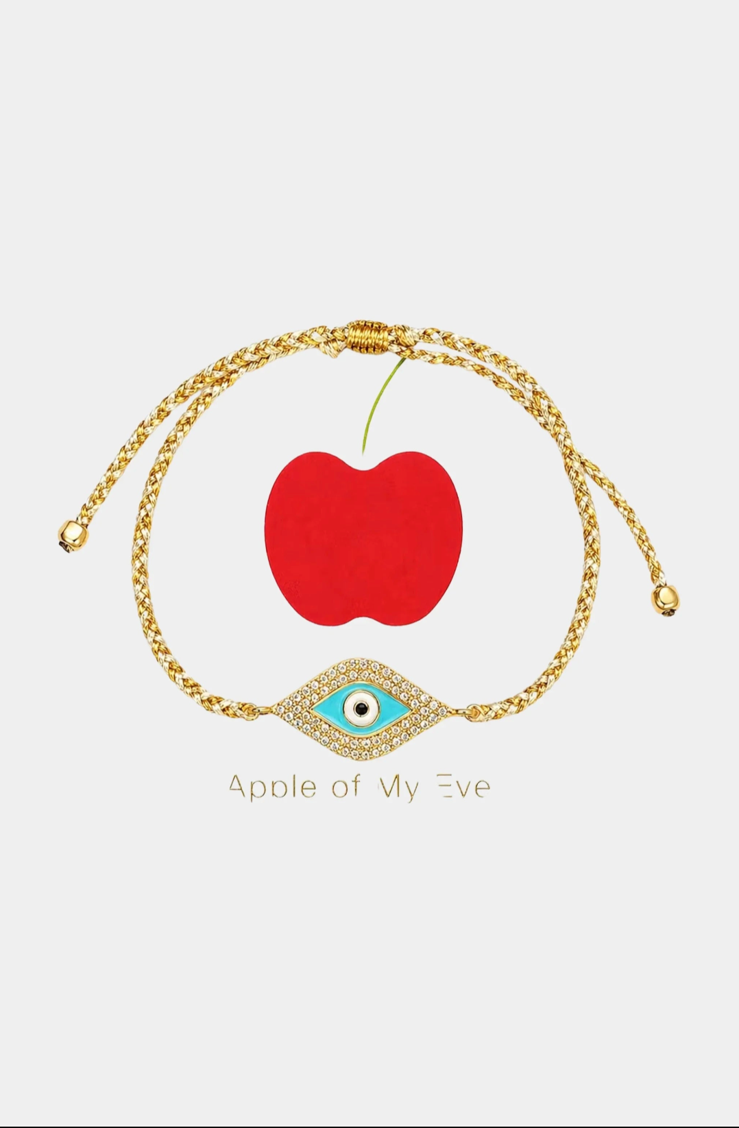 Braided Evil Eye Carded Bracelet