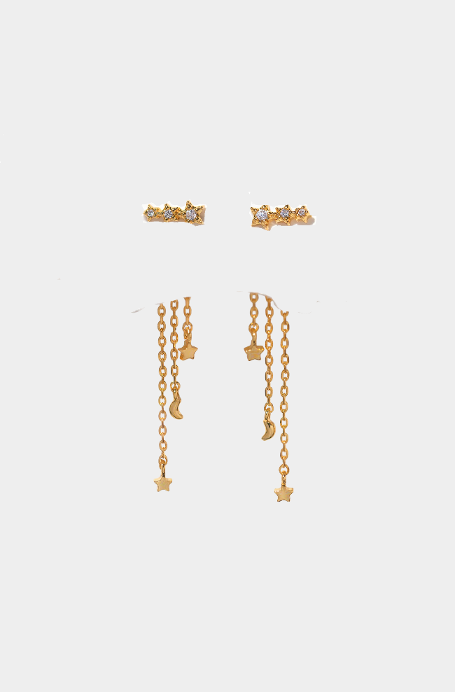Meteor Shower Dangle Earrings