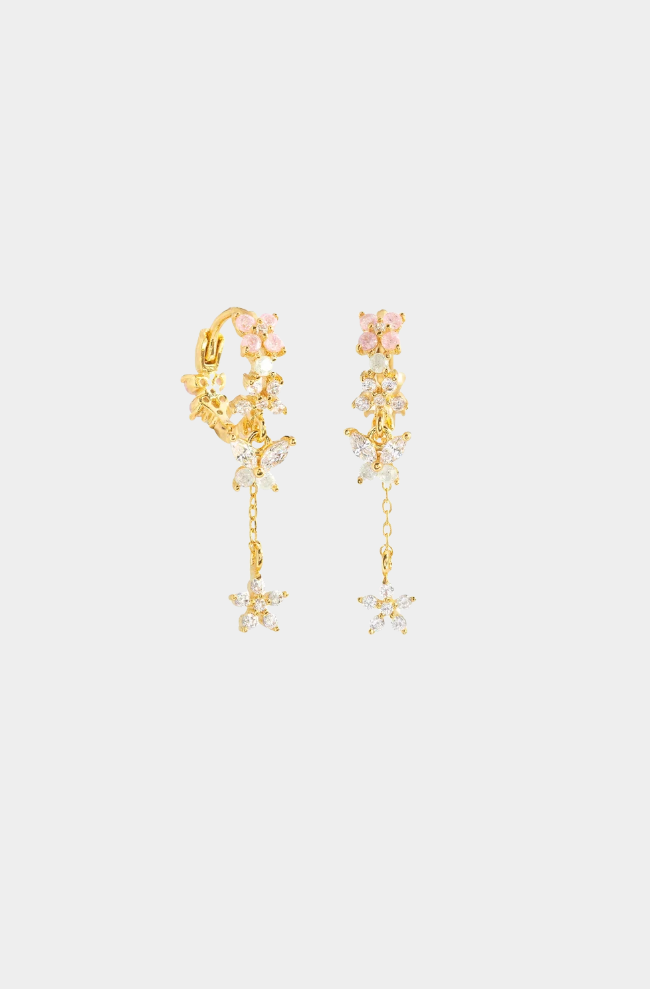 Mari Dangle Hoops