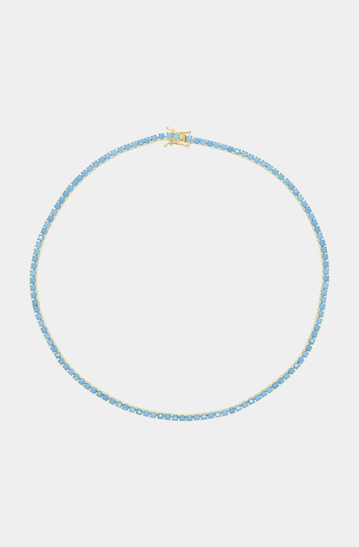 Turquoise Tennis Necklace
