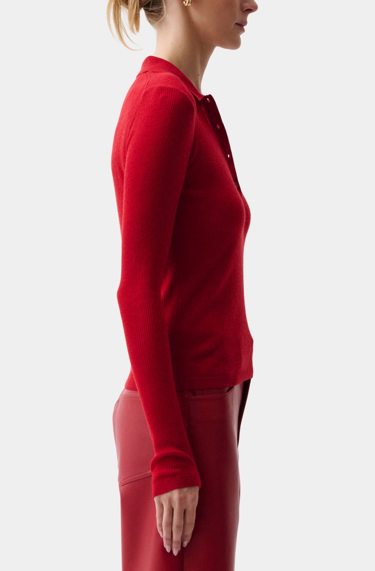 Elise Featherweight Polo Henley