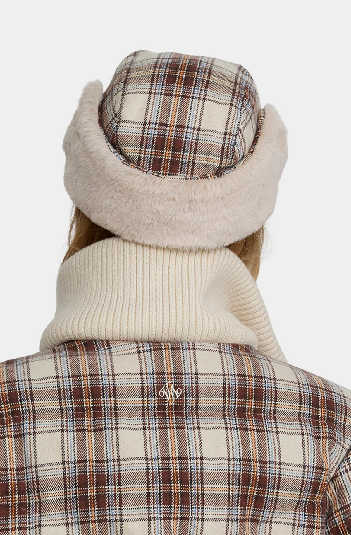 Varley Alta Trapper Hat – Alpine Check – back